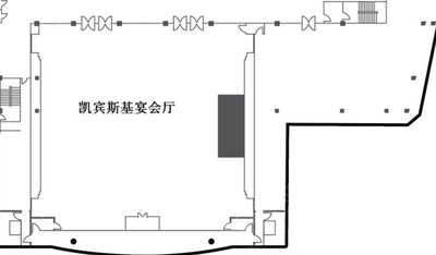 贵阳凯宾斯基大酒店凯宾斯基大宴会厅场地尺寸图27